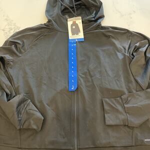Mondetta Women's Lightweight‎ Full-Zip Hoodie Black L